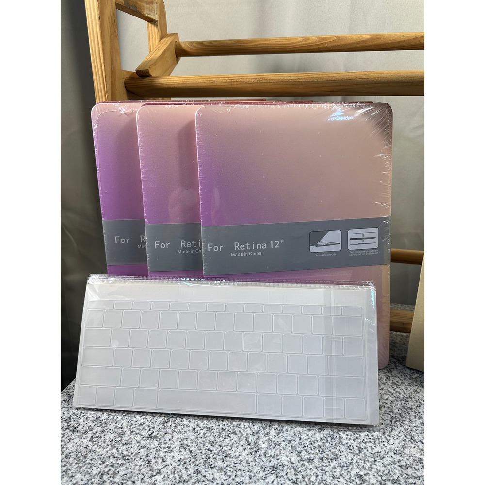 New‎ MacBook Pro Air 12 Inch Case Keyboard Cover Screen Protector Bundle glass - Picture 2 of 8